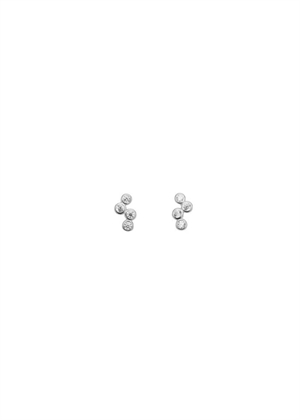 Alice crystal studs Silver Pico 